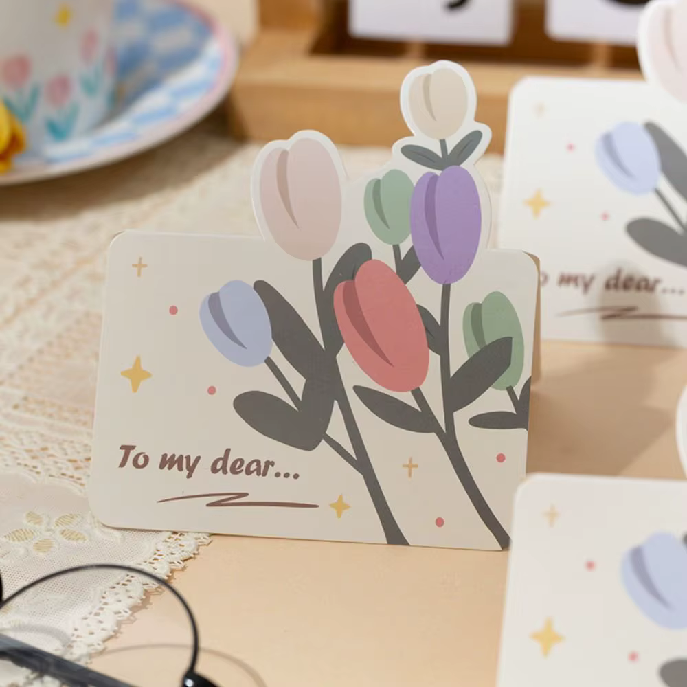 10 cartes de vœux exquises à personnaliser, cartes de remerciement manuscrites, cartes d'invitation vierges, cadeaux festifs
