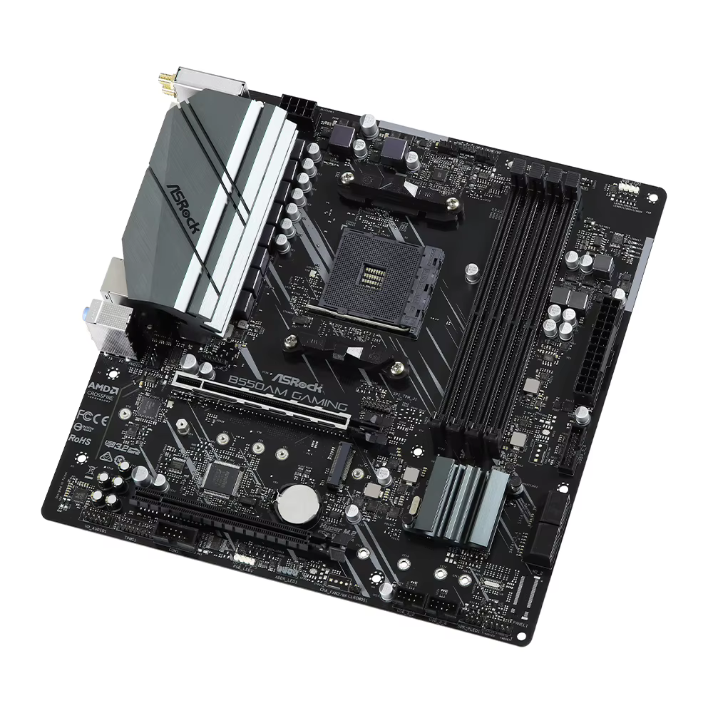 Carte mère ASROCK B550AM GAMING AM4 compatible avec les processeurs B550 R5 5600X R7 5700G R7 5800X R7 3700X