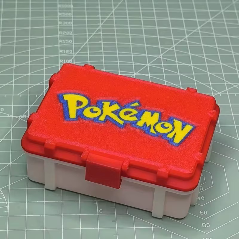 Boîte de rangement pour cartes Pokemon, boîte de rangement portable pour cartes de jeu, étui de rangement de protection à coque rigide pour organisateur de cartes de bureau, cadeau