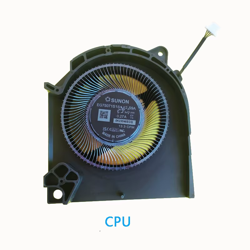 Nouveau ventilateur de refroidissement CPU GPU d'origine pour ordinateur portable Dell G15 5530 12V
