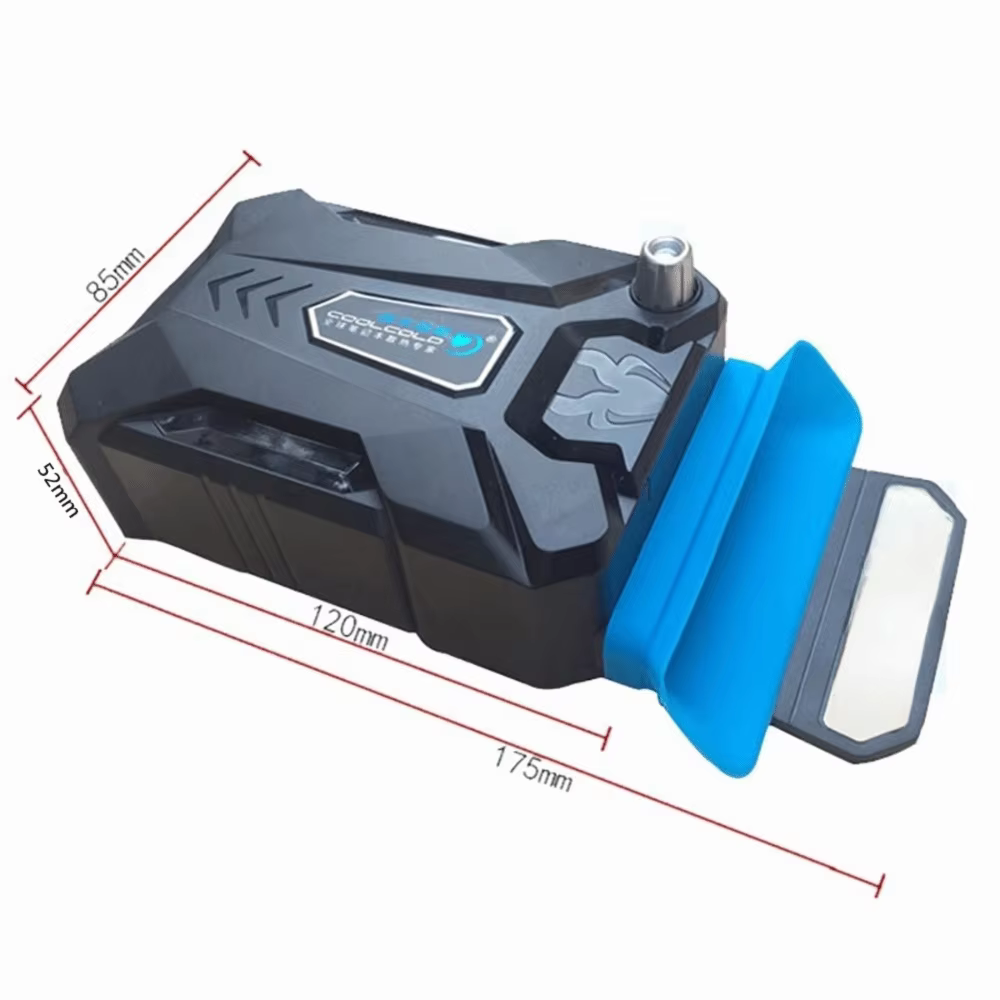 Ventilateur de refroidissement pour ordinateur portable avec contrôle du flux d'air
