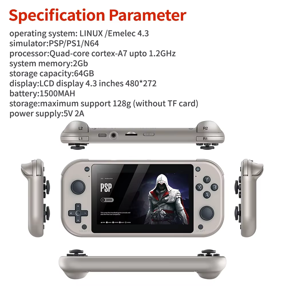 Console de jeu vidéo portable M17