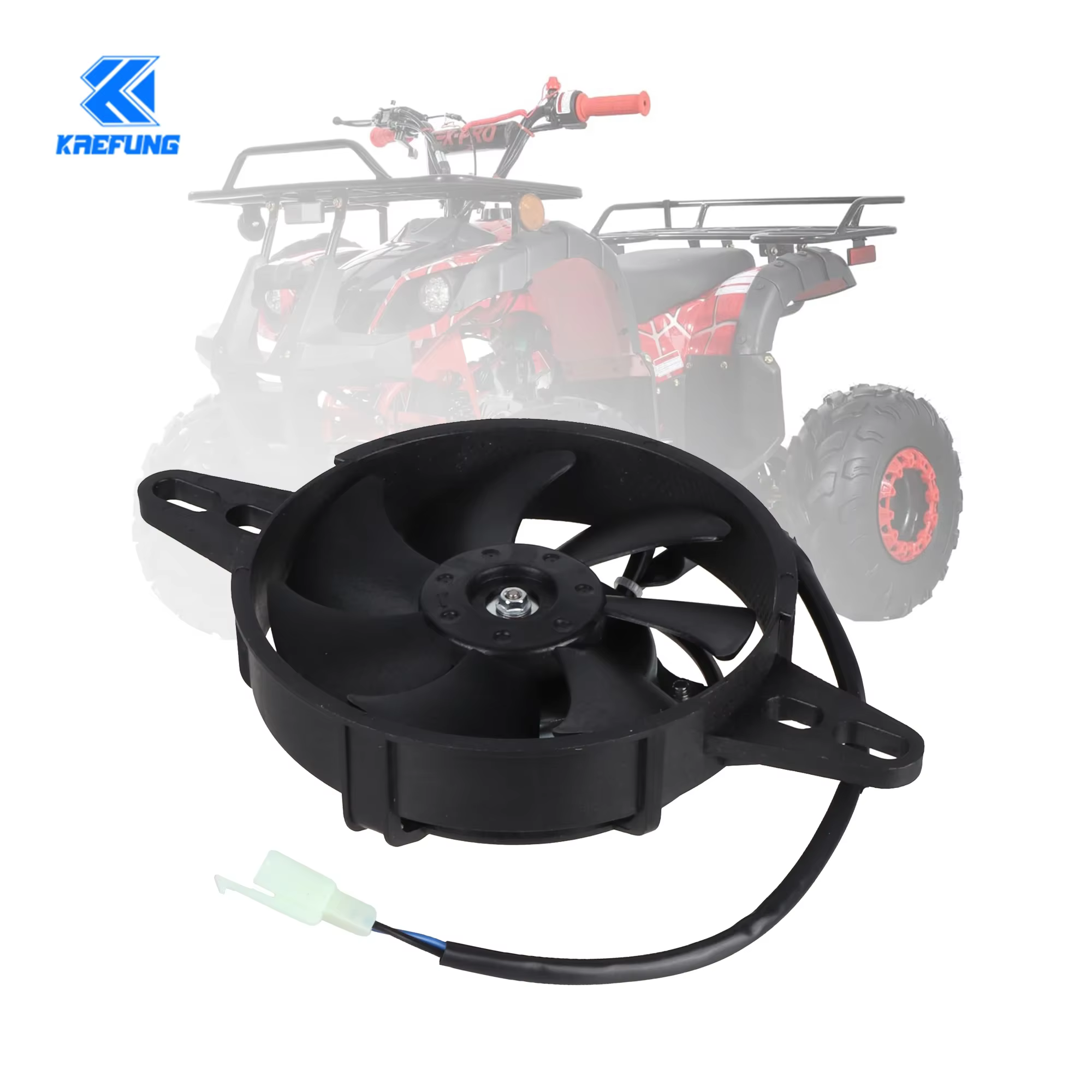 Engine Religions-Ventilateur de Refroidissement à Eau et Huile pour Façades, Go Kart Bumosquito Moto D343 Vélo UTV, 125cc 150cc 200cc 250cc pouvez-vous 6 RL