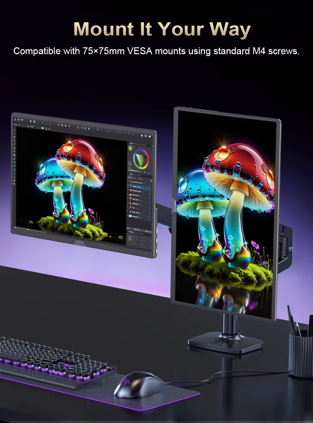 Moniteur portable OLED UPERFECT