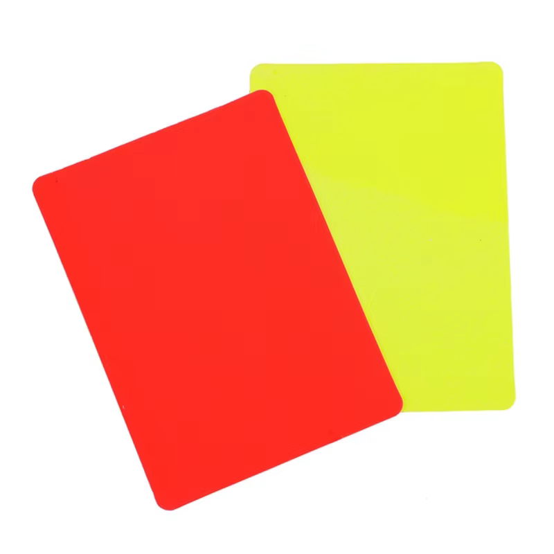 Jeu cartes pénalité d'arbitre sportif, pour cartes Football, jeu cartes d'arbitre 24BD