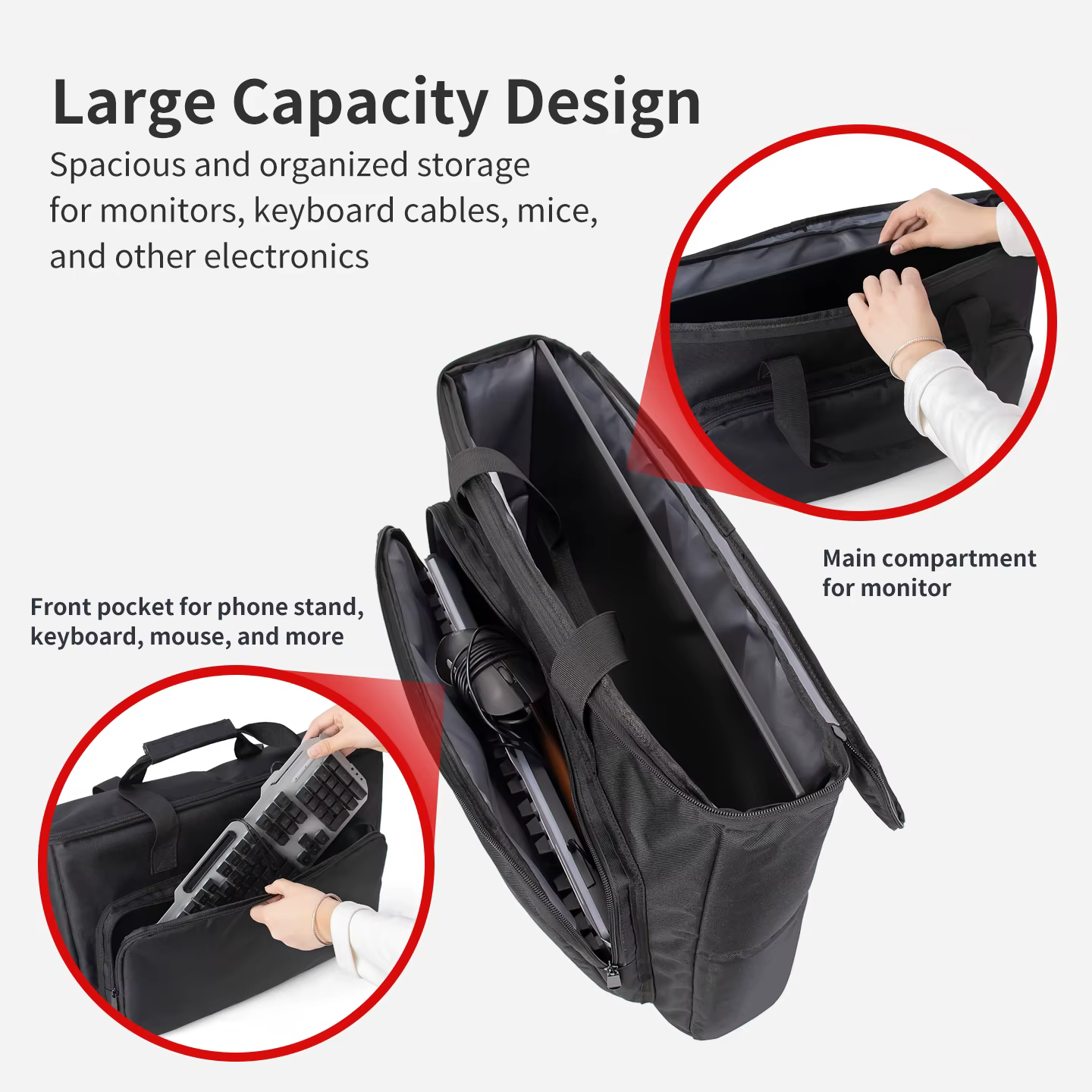Étui de transport pour moniteur PC