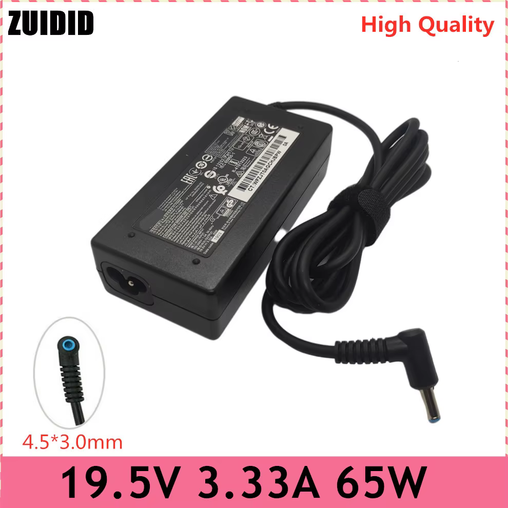Chargeur d'ordinateur portable 19.5V 3.33A 4.5*3.0mm 65W