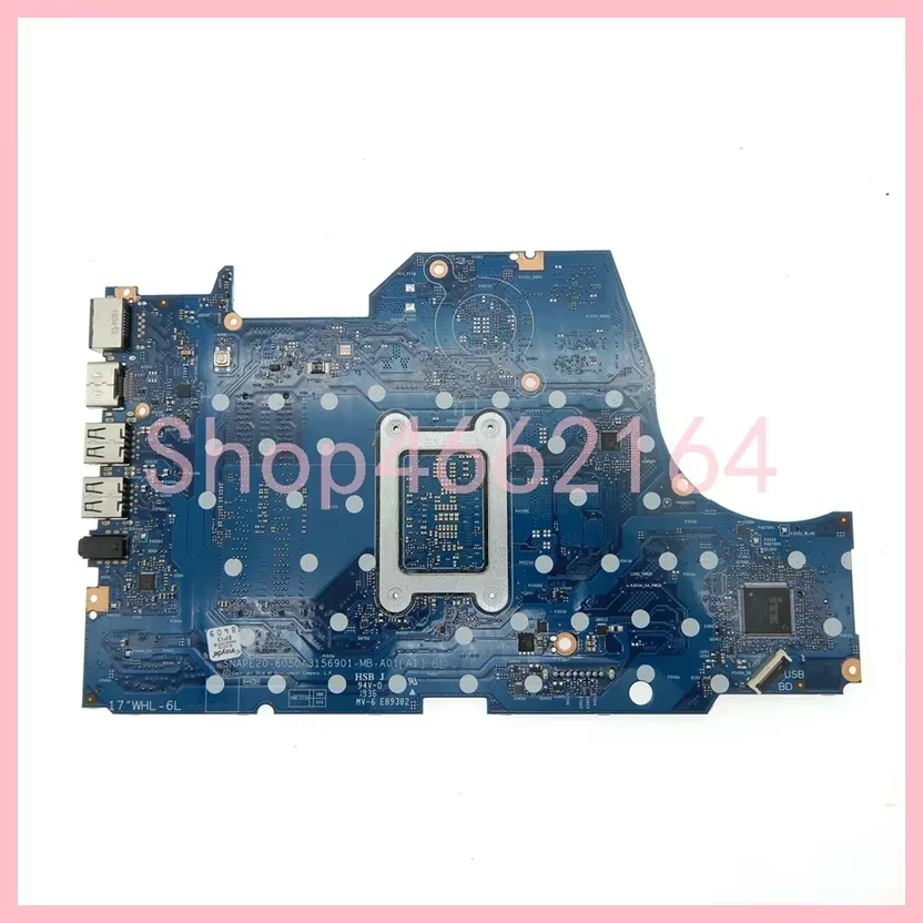 6050A3156901-MB-A01 avec i5-8265U CPU carte mère pour ordinateur portable HP 17-BY