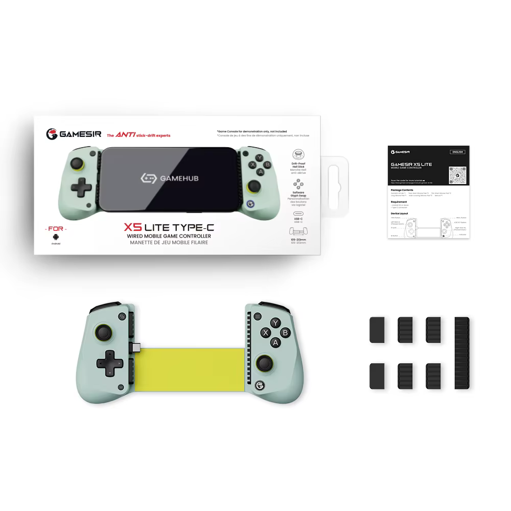 Manette de jeu mobile GameSir X5 Lite pour iPhone 16 15 Series