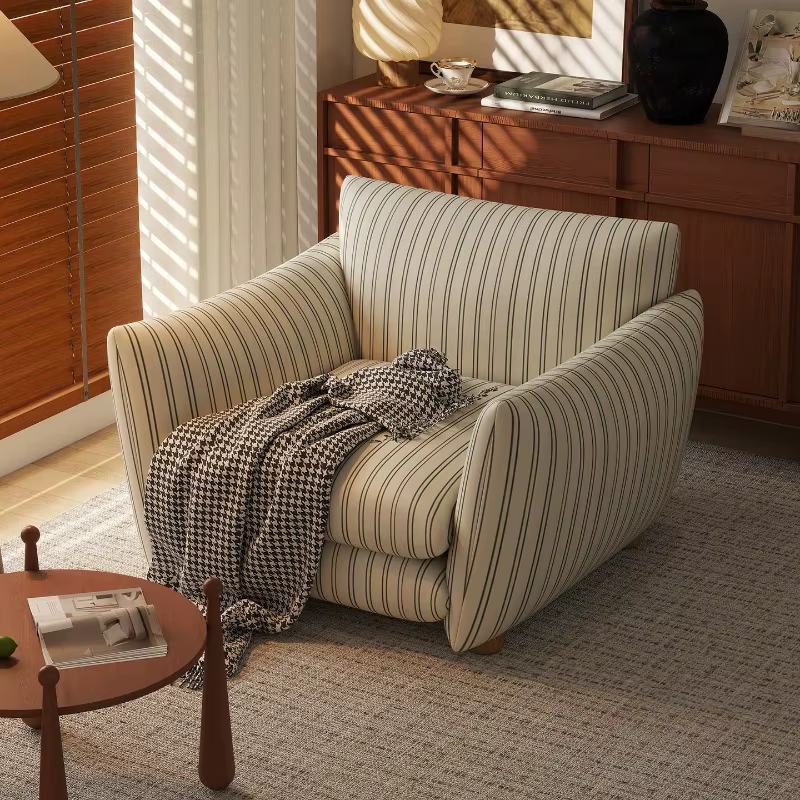 Chaises modernes de jeu tissu chambre accoudoir enfants