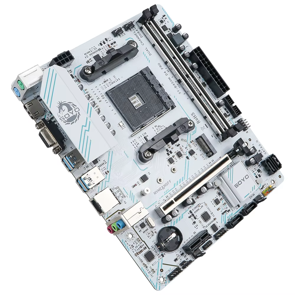 Carte mère AMD Classic B450M mémoire DDR4 double canal