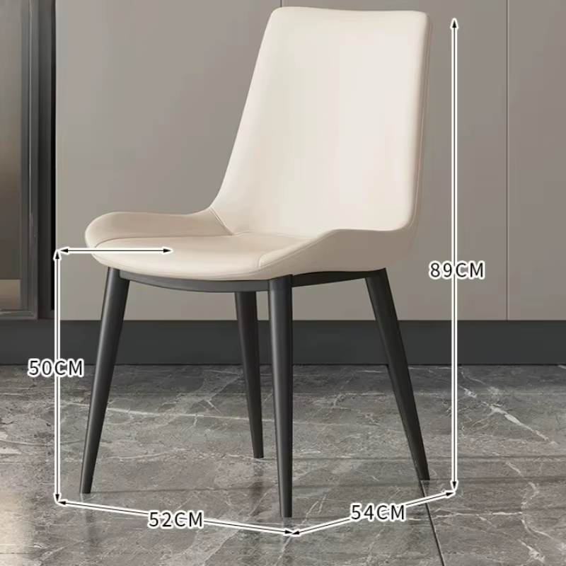 Chaises de salle à manger modernes design, chaises de salle à manger de luxe rembourrées tendance pour salon, chaises de salle à manger nordiques pour fêtes, mobilier de maison