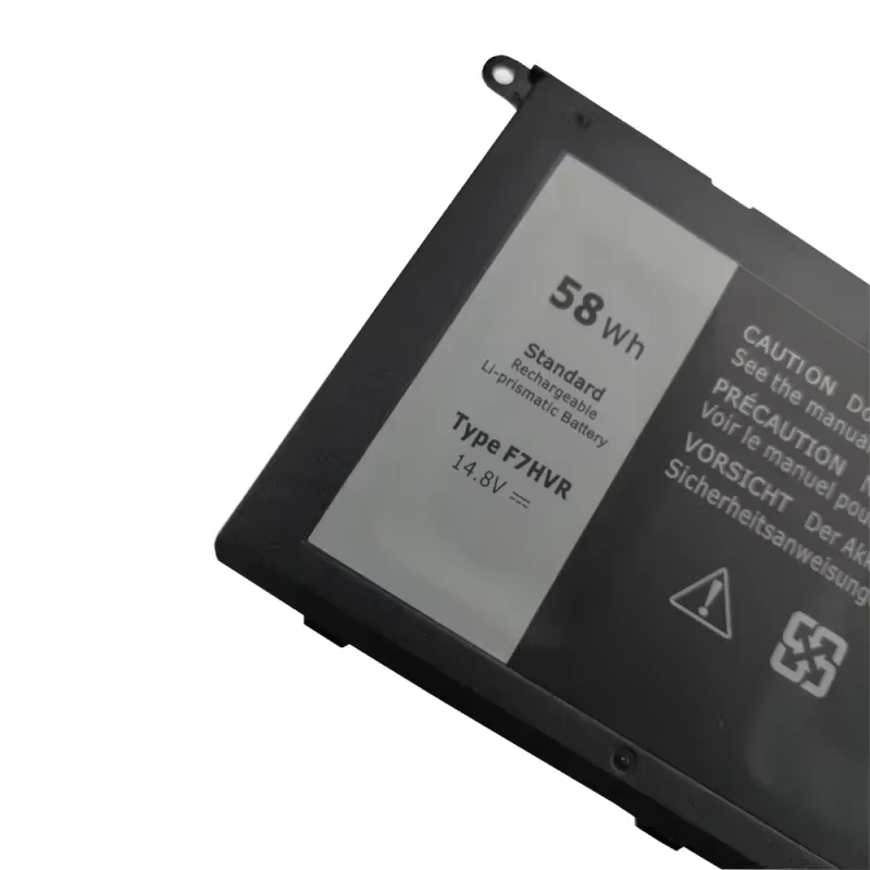 Batterie d'ordinateur portable 14.8V 3800mAh F7HVR G4YJM T2T3J pour Dell Inspiron 17 7000 7737 7746 14 15 15r 5545 7537 14-7437 17HR-1728T 062VNH