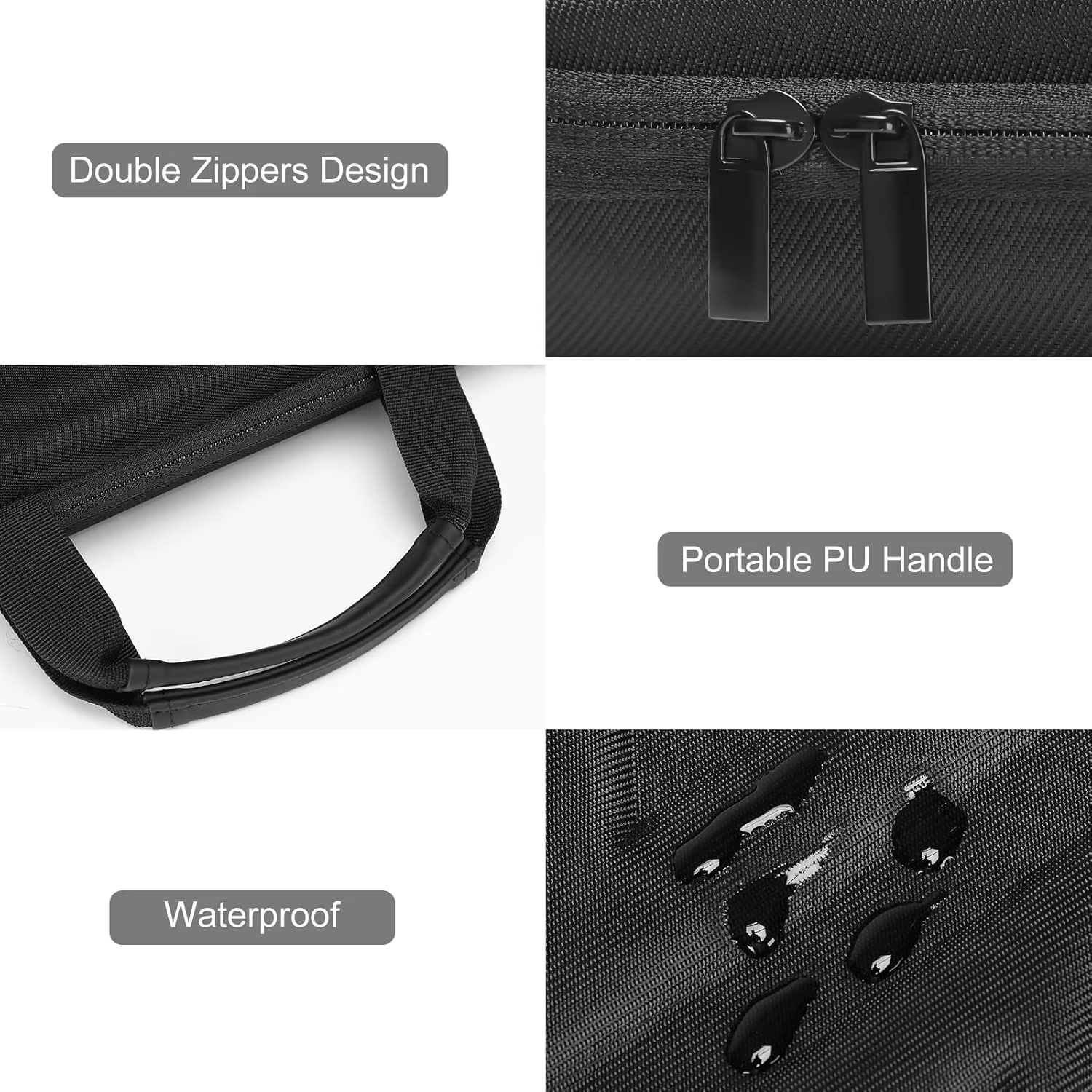 Coque rigide pour ordinateur portable 13 14 15 16 17 pouces, pour Macbook Air Pro M1 M2 M3 Asus HP Dell, porte-documents pour ordinateur portable, sac à main pour hommes et femmes