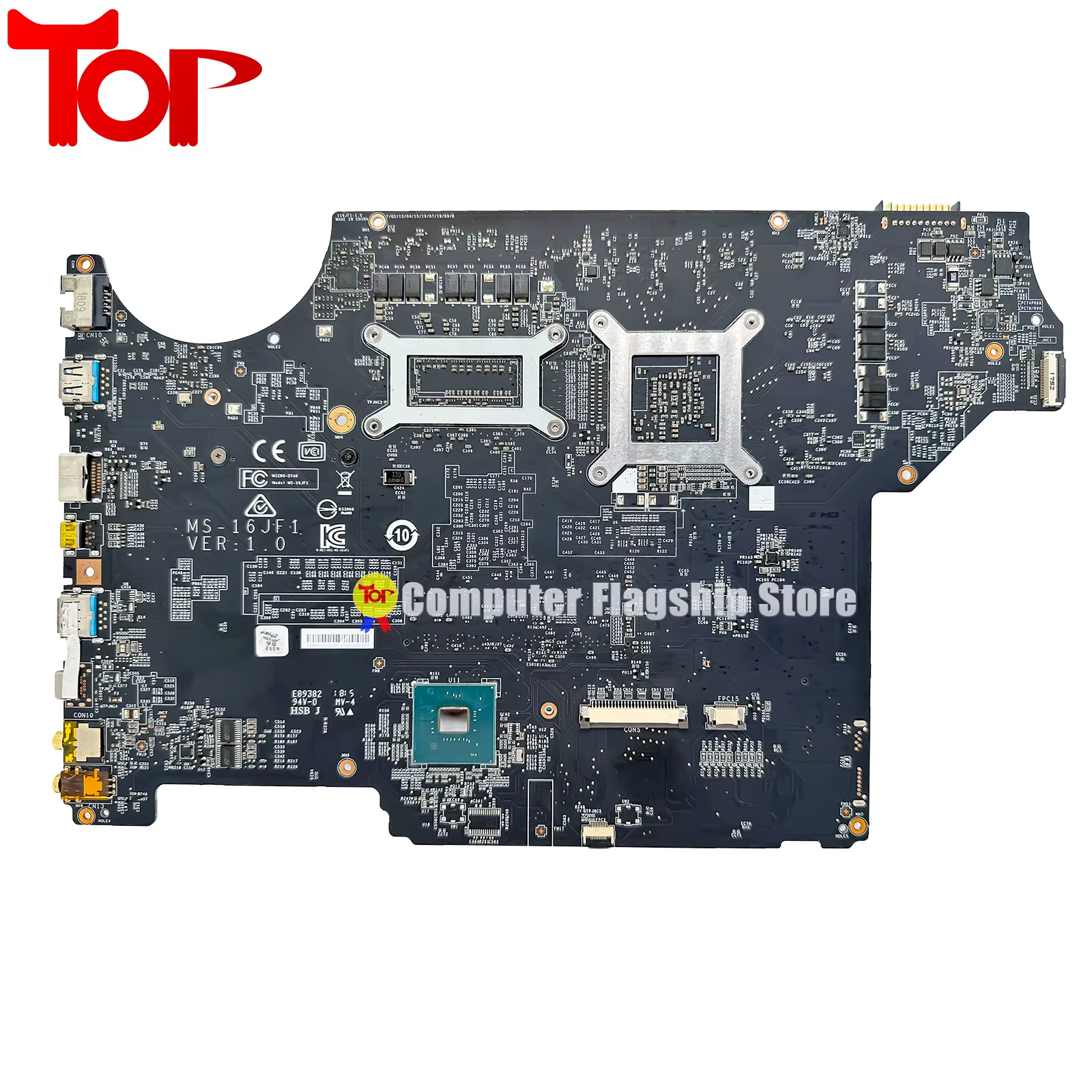 Carte mère pour ordinateur portable MSI MS-16JF1 MS-16JF PE62 GV62 i5-8300H i7-8750H GTX1050 GTX1050Ti