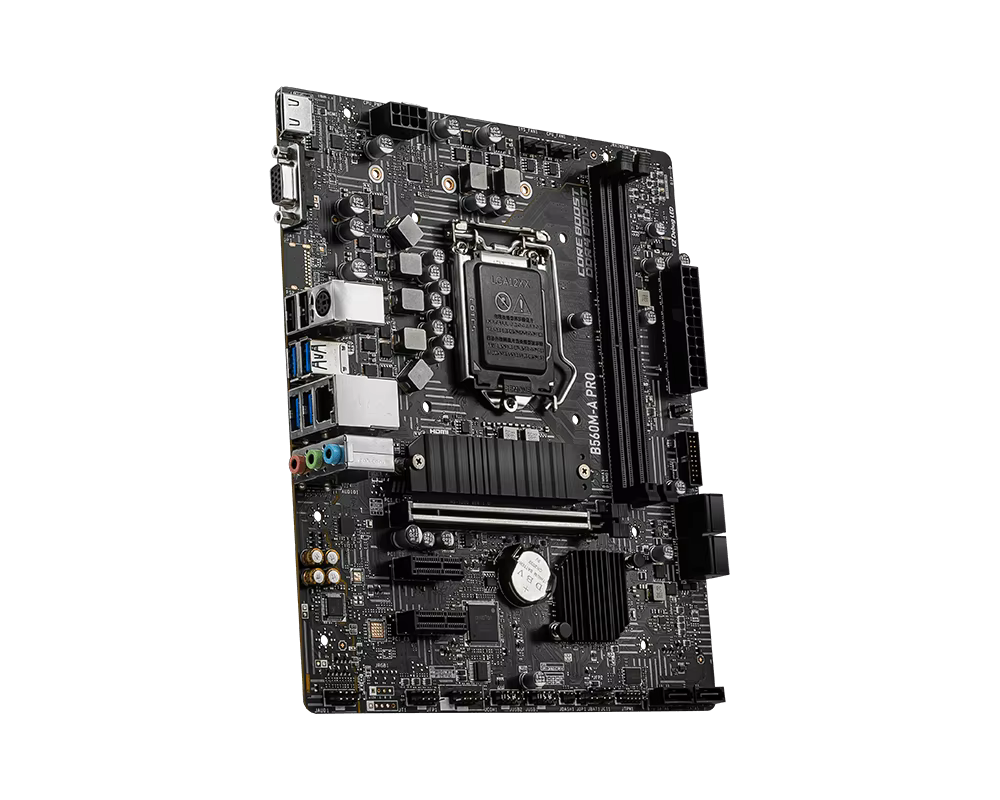 Carte mère MSI B560M-A PRO LGA 1200 64 Go PCI-E 4.0 1×HDMI 1×VGA