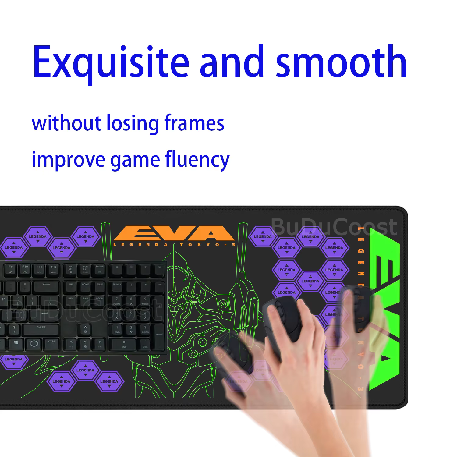 Grand tapis de souris E-E-Evangelione