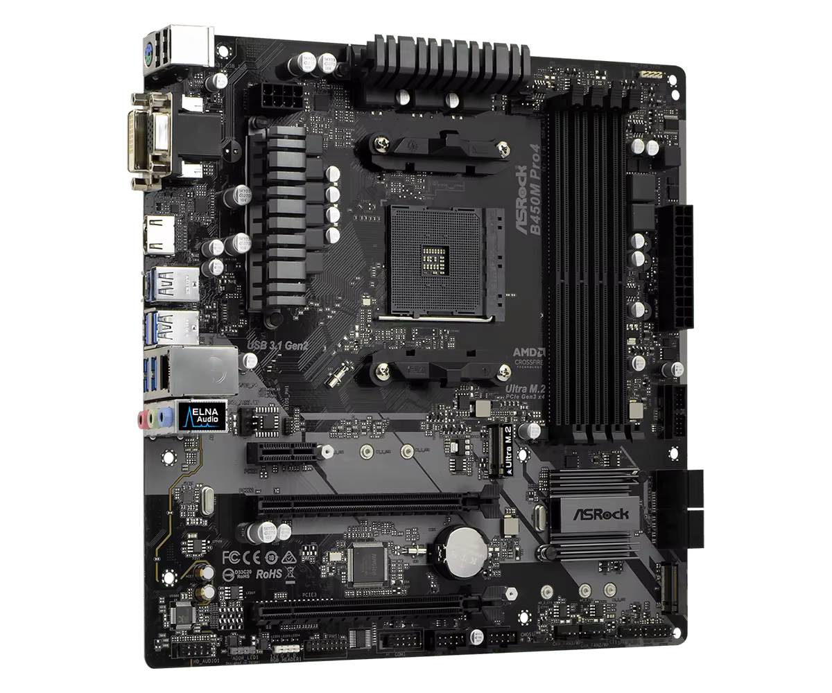 ASRock B450 B450M carte mère