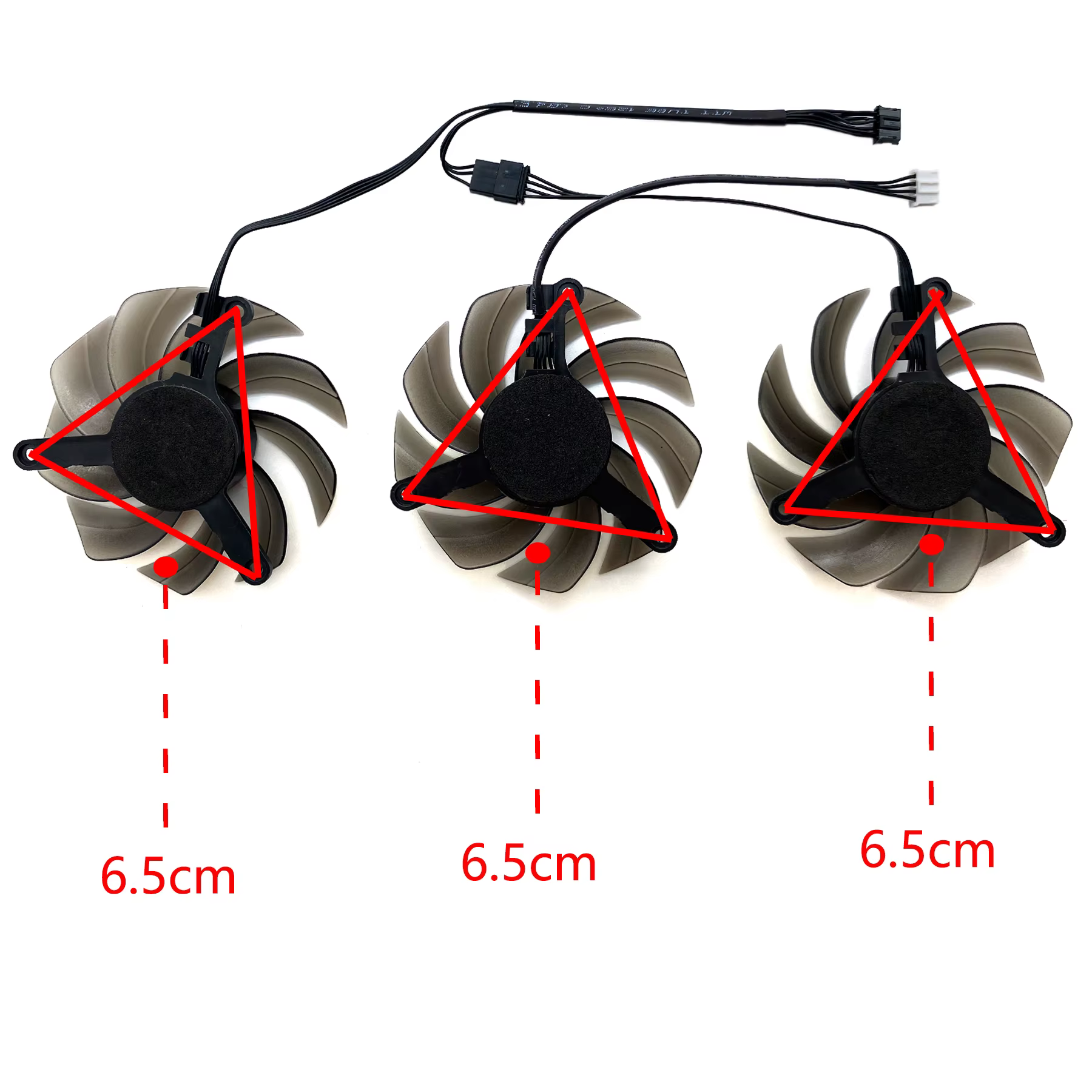 TH8015S2H-PCC01 pour PNY GeForce RTX3070 3070ti 3080 3080ti 3090 XLR8 REVEL EPIC-X RGB Triple ventilateur foulant carte