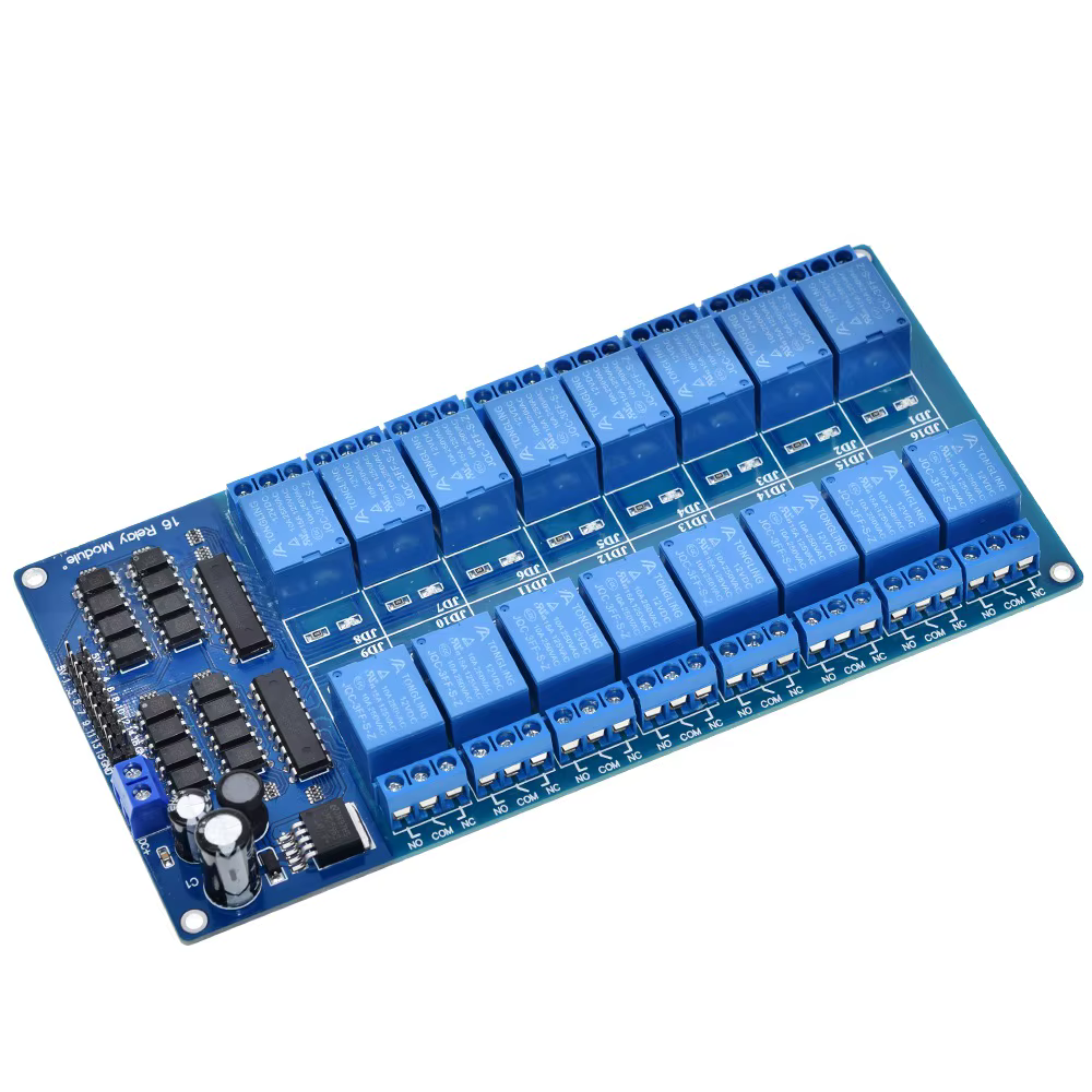 Module de relais électronique TZT 1/3PCS 5V 12V 16 canaux pour Arduino ARM PIC AVR DSP avec isolation optocoupleur