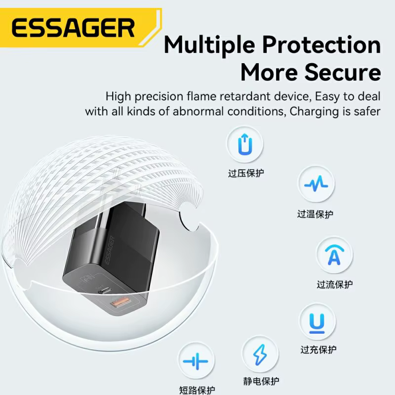 Essager-Chargeur USB Type-C
