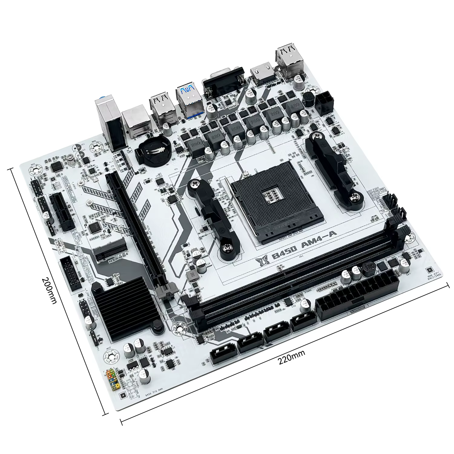 Carte mère B450, processeur AMD
