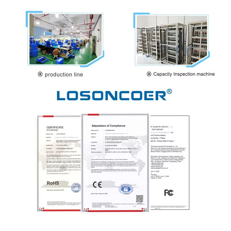 LOSONCOER 2400 mAh batterie Lipo polymère pour Corsair HS70