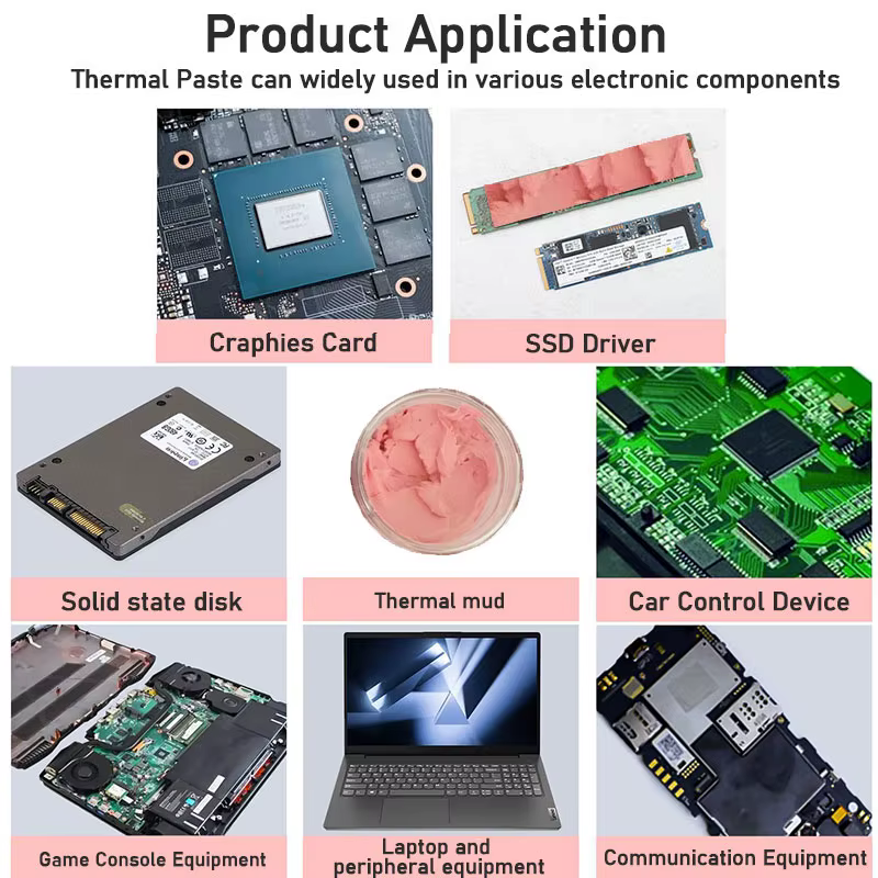 UPSIREN mastic thermique UTP-8 pour processeur VGA GPU IC refroidissement rapide tampon