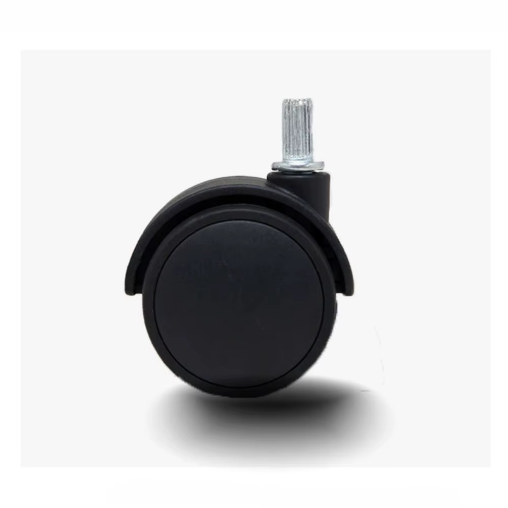 Outil 1.2/2 pouces meubles roues universelles roue de remplacement 360 ° Roulette de chaise de bureau rotative en