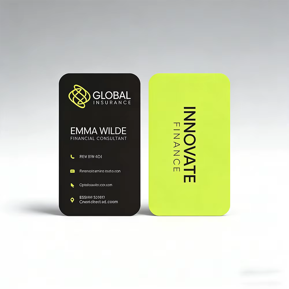 Cartes de visite personnalisées en PVC double face 2x3,5 pouces, carte en plastique durable au design personnalisé, cartes de membre et cartes de visite personnalisées