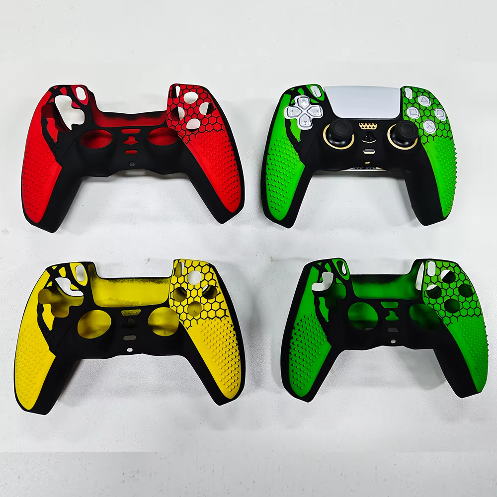 Coque de manette Spider Style Particulaire avec capuchons de joystick et autocollants