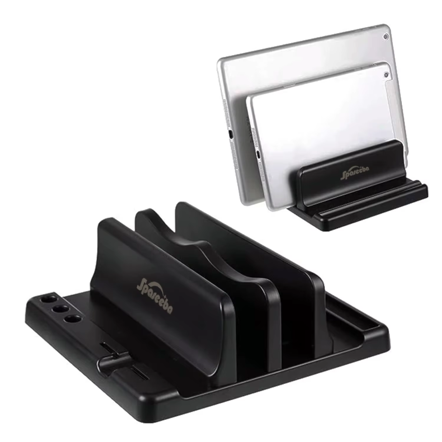 Support vertical pour ordinateur portable de bureau