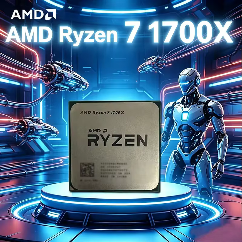 Processeur de jeu AMD Ryzen 7 1700X R7
