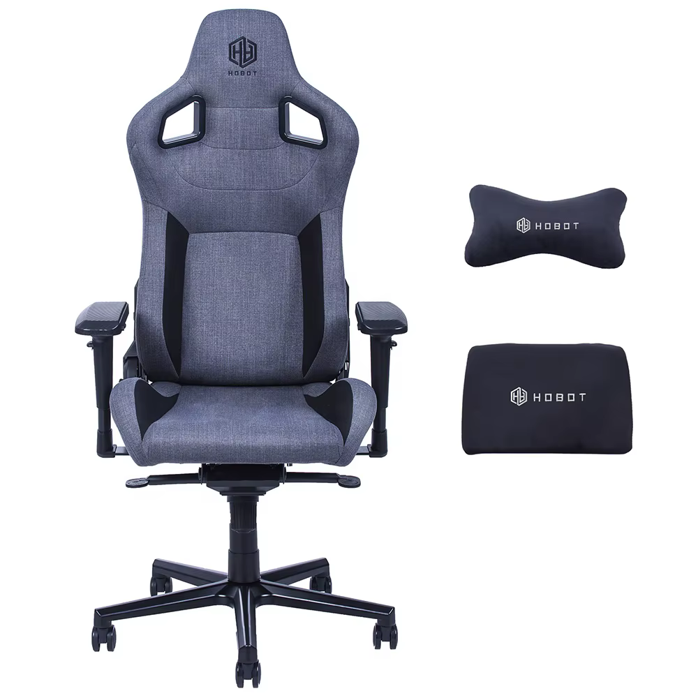 Chaise de bureau pivotante E-Sports à dossier haut réglable