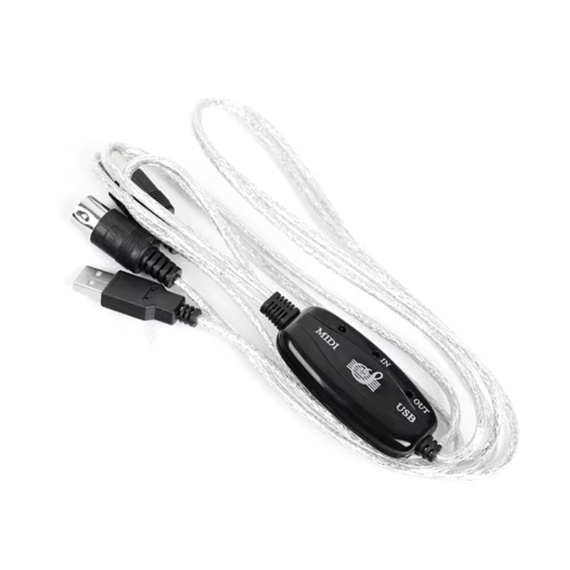 Câble adaptateur audio MIDI vers USB IN-OUT pour clavier électronique 5 broches