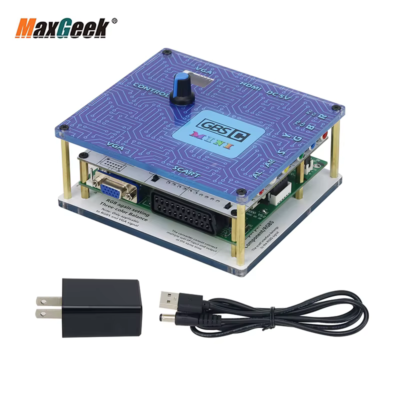 Maxgeek-Convertisseur vidéo de jeu GBS Control, accessoire de jeu rétro