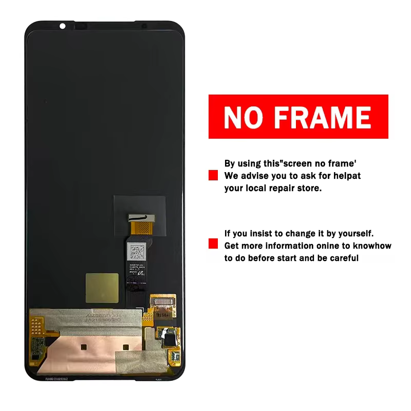 6.78 "AMOLED pour Asus ROG 6 téléphone 6 6D AI2201C AI2203 écran d'affichage LCD + numériseur d'écran tactile