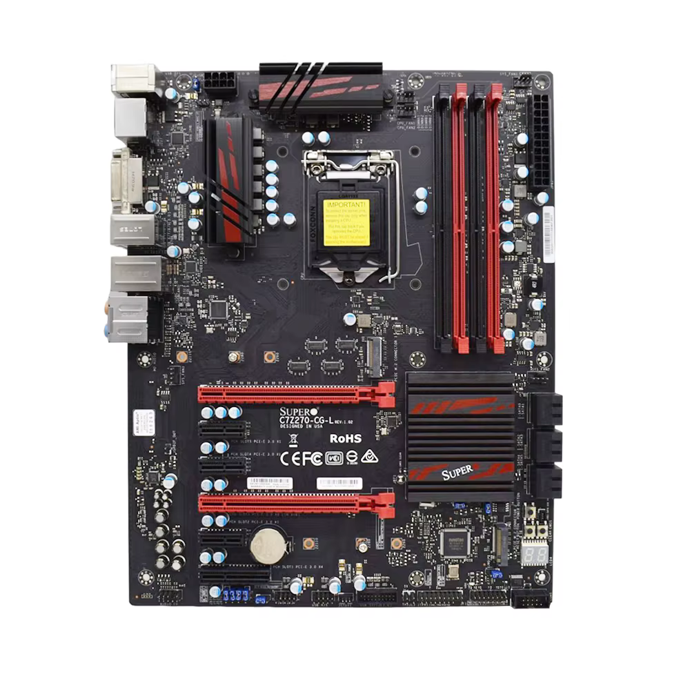 Supermicro flambant neuf C7Z270-CG-L Z270 LGA 1151 carte mère prise en charge i7-7700K/6700K i5-7600K/7500 i3-7100 CPU DDR4 M.2 SATA3 ATX