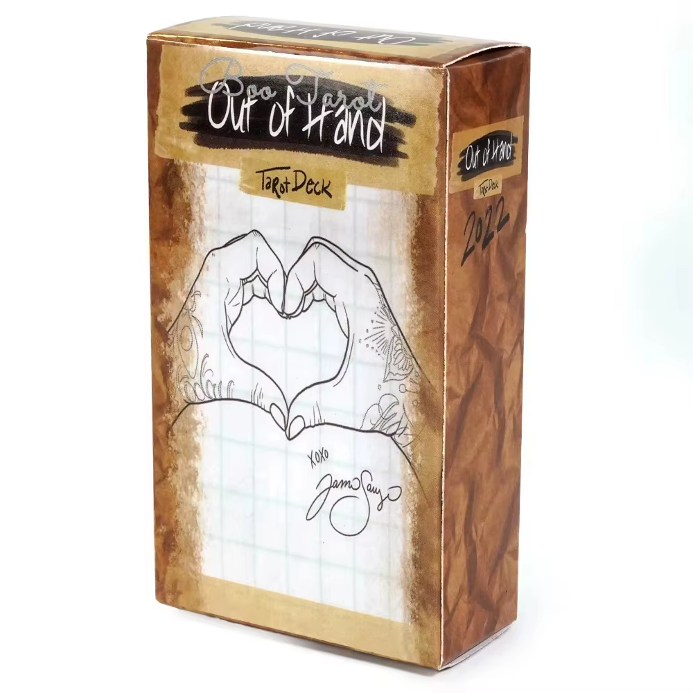 78 pièces cartes hors main Tarot Deck Divination Tarot jeu de société Deck Fortune Telling famille fête Guide Versions édition