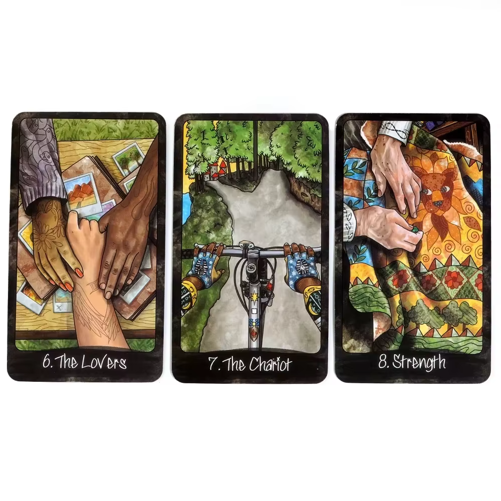 78 pièces cartes hors main Tarot Deck Divination Tarot jeu de société Deck Fortune Telling famille fête Guide Versions édition