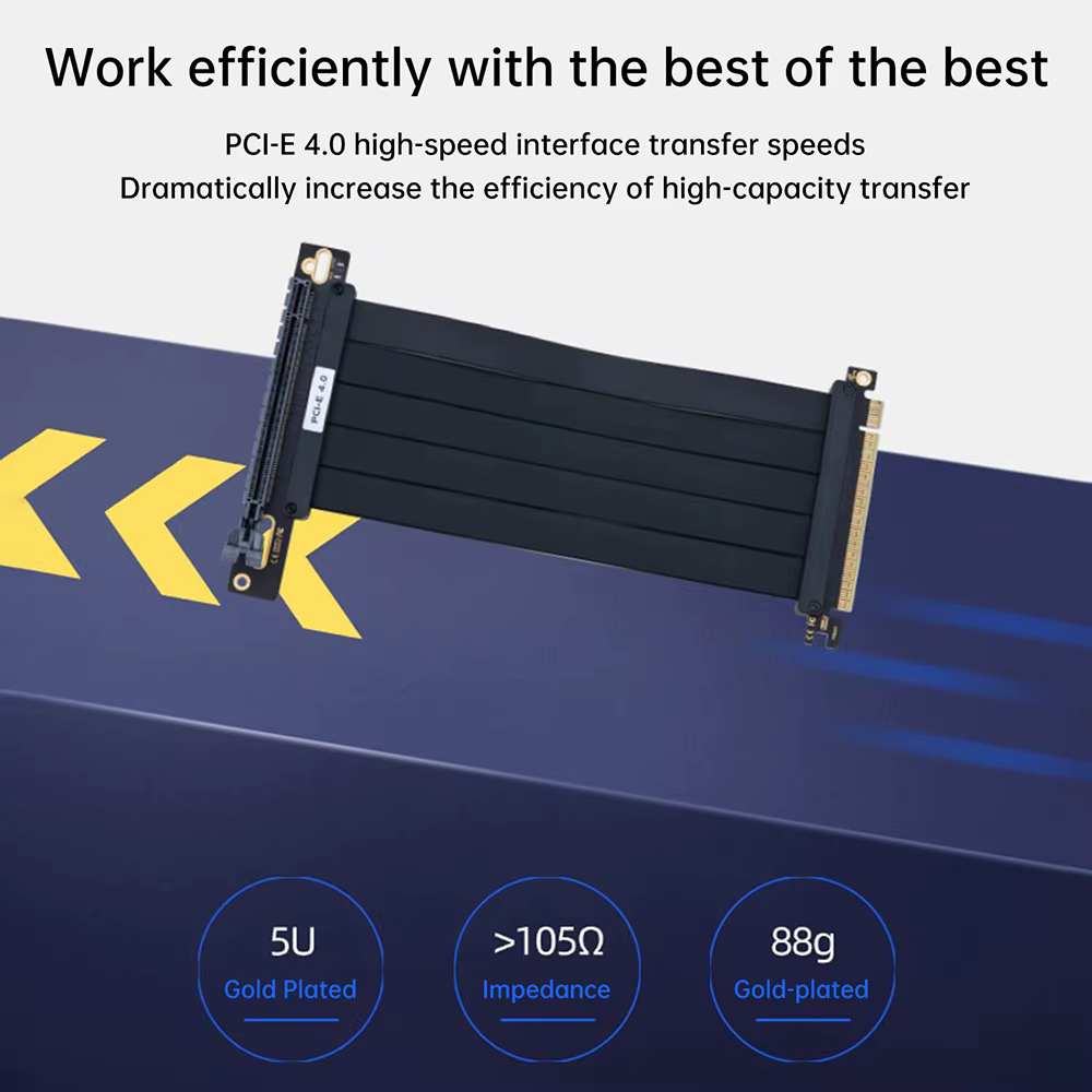 Convertisseur de câble d'extension de carte graphique PCI-E Pci-e3.0/pci-e4.0