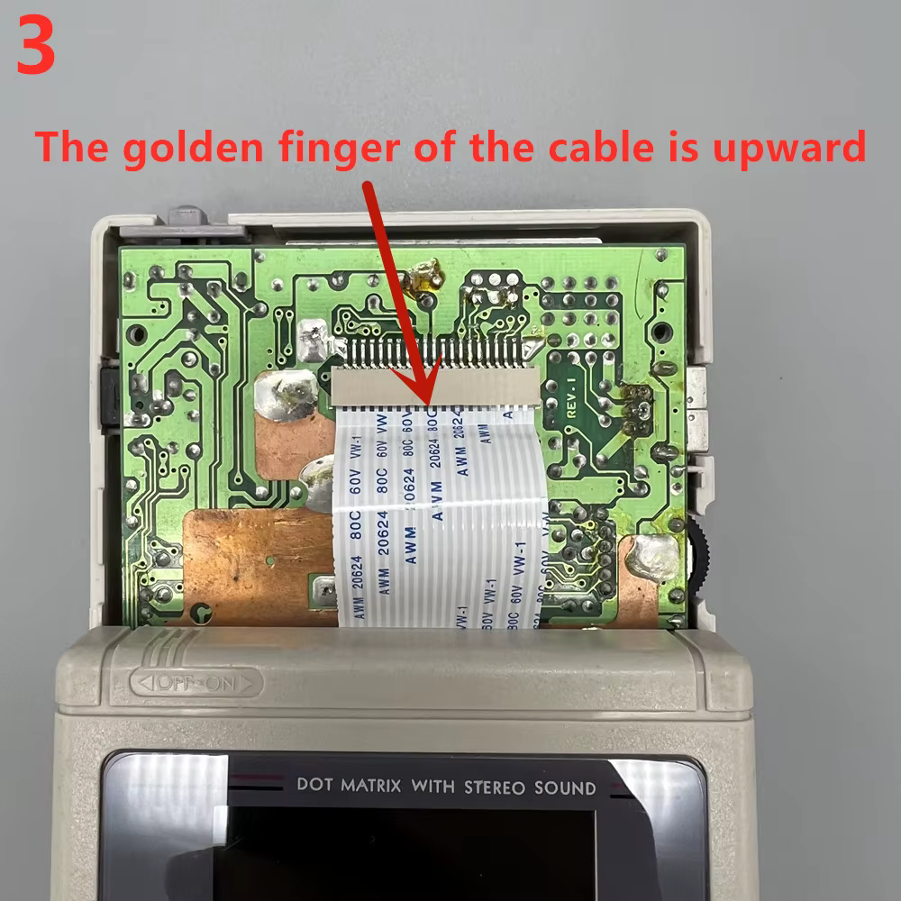 Kits d'écran LCD GB DMG 2.45 pouces pour Gameboy IPS