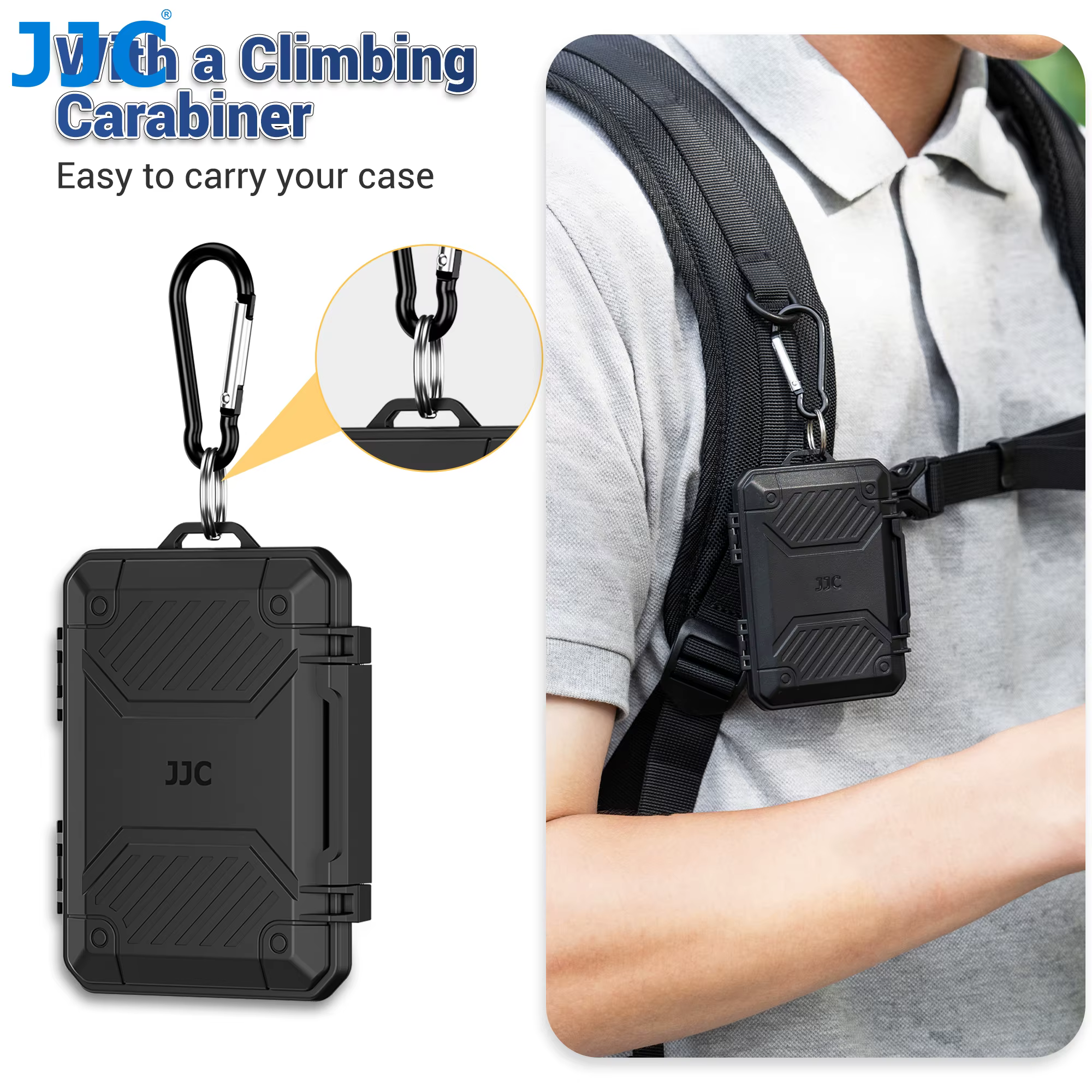 JJC – support de carte mémoire pour 8 SD SDHC SDXC 4 CFexpress Type