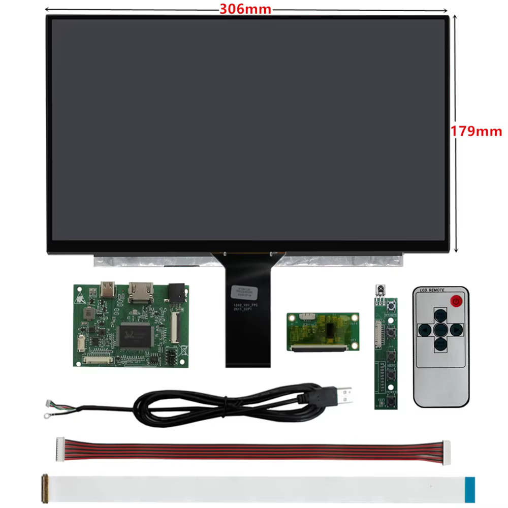Moniteur à écran tactile Portable 13.3 pouces Full HD 1080P