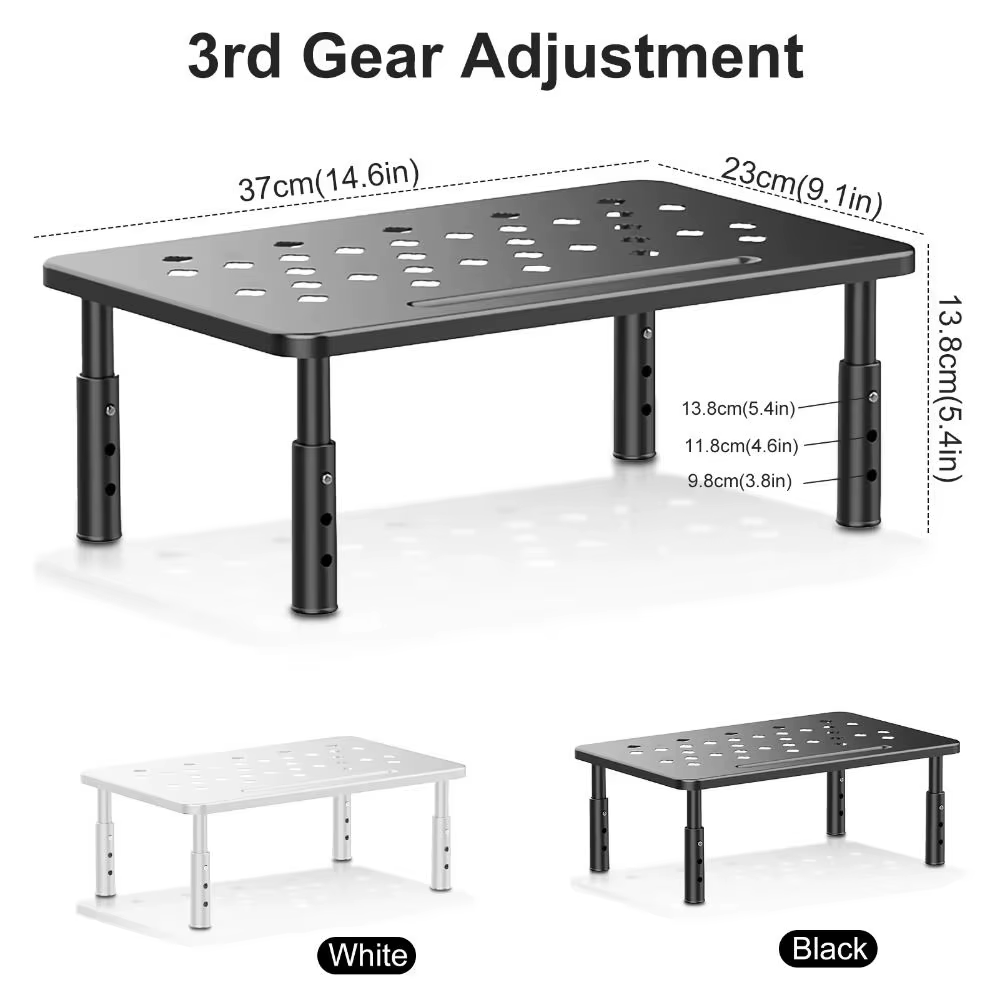 Moniteur d'ordinateur réglable en hauteur
