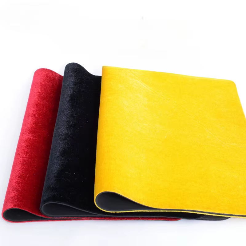 Tapis de carte de magicien professionnel de haute qualité, noir, rouge, bleu, jaune, taille Standard 42x32cm, pour Poker et pièces de monnaie, accessoires de tours de magie