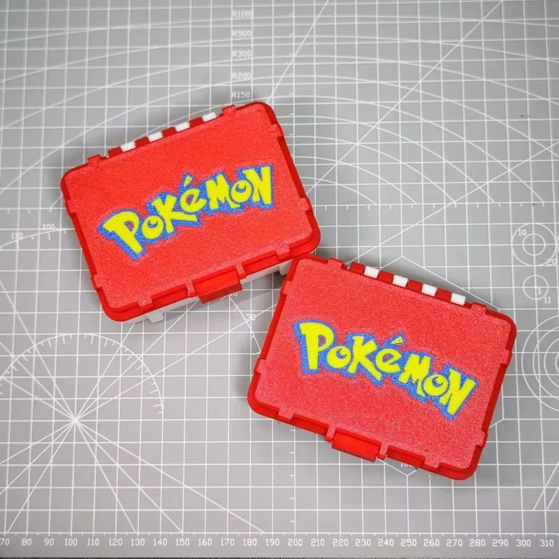 Boîte de rangement pour cartes Pokemon, boîte de rangement portable pour cartes de jeu, étui de rangement de protection à coque rigide pour organisateur de cartes de bureau, cadeau