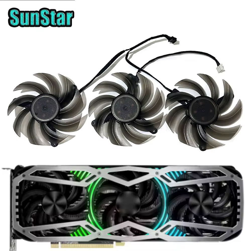 Nouveau ventilateur de refroidissement GPU RTX 3080 3070 TH8015S2H-PCC01 pour carte vidéo GAINWARD RTX 3060Ti 3070 3070Ti 3080 3080Ti 3090 Ti Phoenix GS