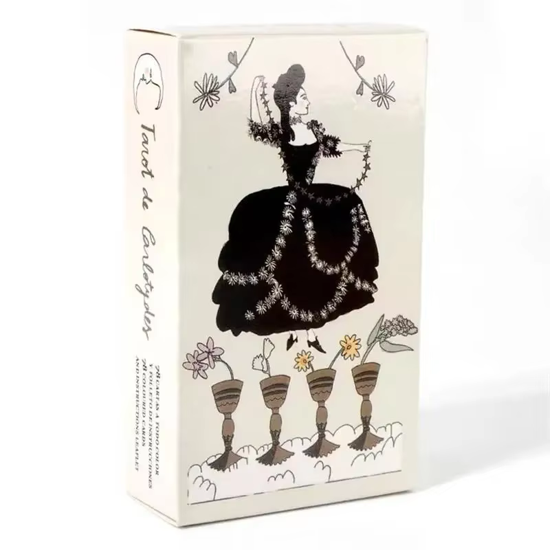 1 pièces Deck Tarot De Carlotydes cartes De tarot A 78 cartes jeux De société anglais complets ami fête divertissement jeu De société fourniture De fête