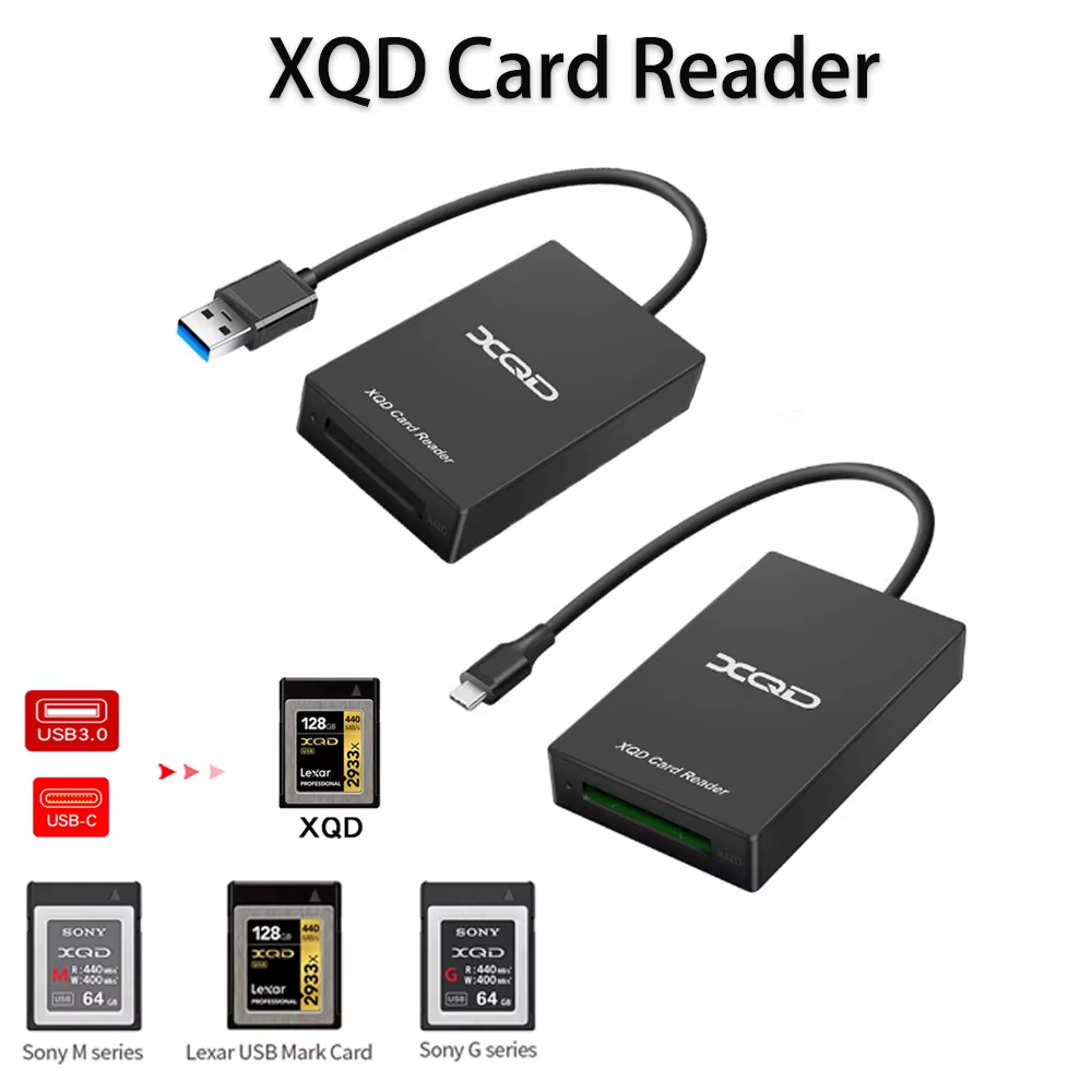 Lecteur de carte mémoire XQD USB 3.0/type-c